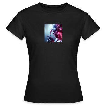 Roboter - Frauen T-Shirt - Schwarz - Vorne - AI Model Female 172 dark (172cm)