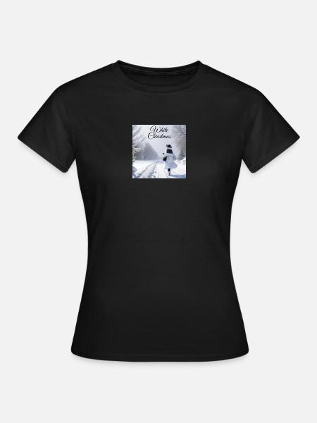 White Chistmas - Women's T-Shirt - black
