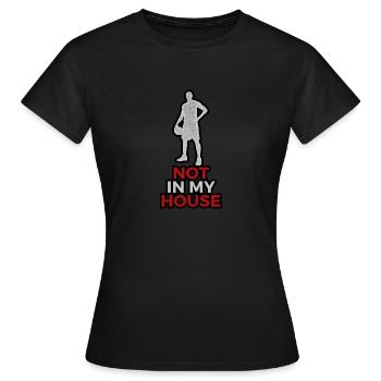 PAS DANS MA MAISON GRUNGE - T-shirt Femme - noir - Devant - AI Model Female 172 dark (172cm)