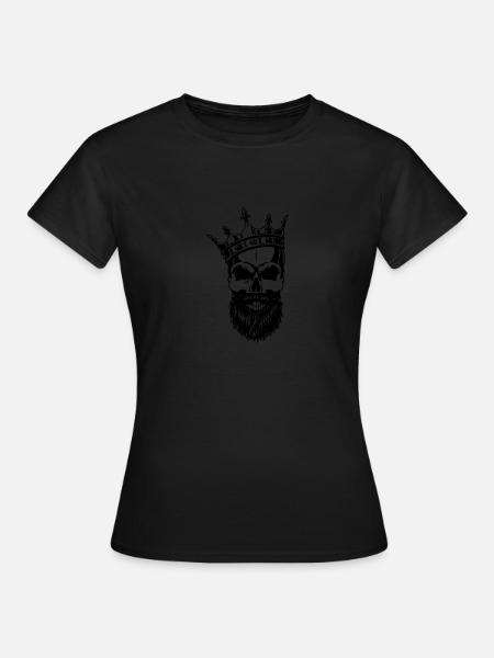 SkullKing - T-shirt Femme - noir