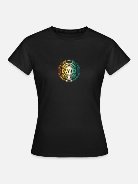 David - Frauen T-Shirt - Schwarz