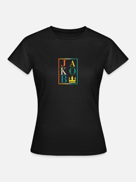 Jakob - Frauen T-Shirt - Schwarz