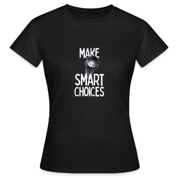 Emmanuel, ne le fais pas ! Emu Drôle Viral Hit - T-shirt Femme - noir - Devant - AI Model Female 172 dark (172cm)