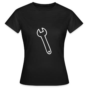 Wrench - Women's T-Shirt - black - Front - AI Model Female 172 dark (172cm)