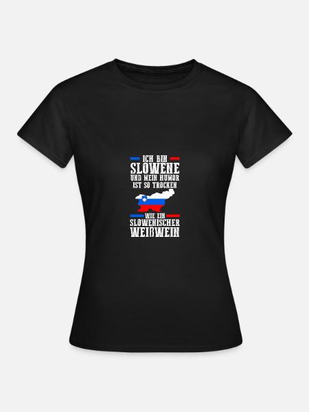 Slowenen Slowenien - Frauen T-Shirt - Schwarz