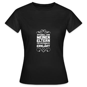 Fils Fils Fils - T-shirt Femme - noir - Devant - AI Model Female 172 dark (172cm)