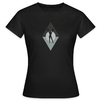 Cheerleading Cheerleading Girlie - Frauen T-Shirt - Schwarz - Vorne - AI Model Female 172 dark (172cm)
