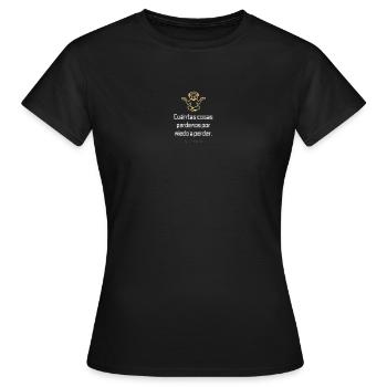 Lyon - Frauen T-Shirt - Schwarz - Vorne - AI Model Female 172 dark (172cm)