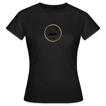 Gleitschirmfliegen - Frauen T-Shirt - Schwarz - Vorne - AI Model Female 172 dark (172cm)