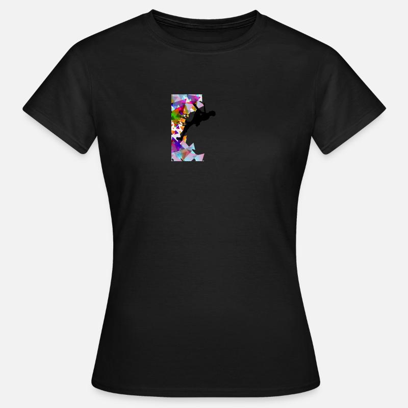 Klettern - Frauen T-Shirt - Schwarz