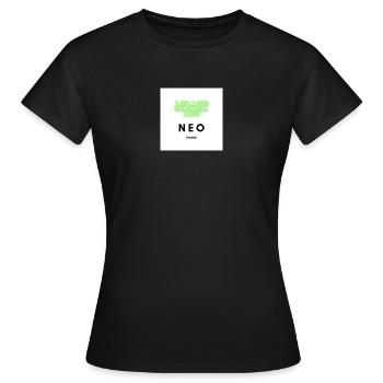 NEO Matrix Edition - Frauen T-Shirt - Schwarz - Vorne - AI Model Female 172 dark (172cm)