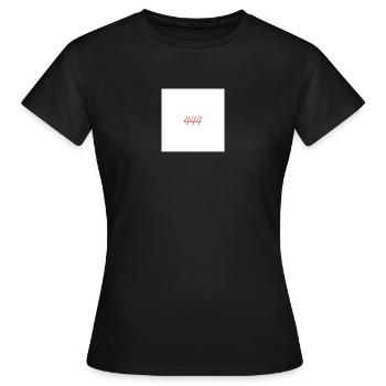 444 (4) - T-shirt Femme - noir - Devant - AI Model Female 172 dark (172cm)