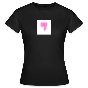 Shut Up - Frauen T-Shirt - Schwarz - Vorne - AI Model Female 172 dark (172cm)