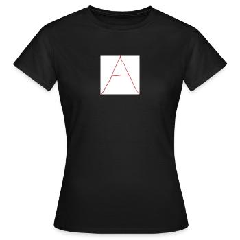 A - T-shirt Femme - noir - Devant - AI Model Female 172 dark (172cm)