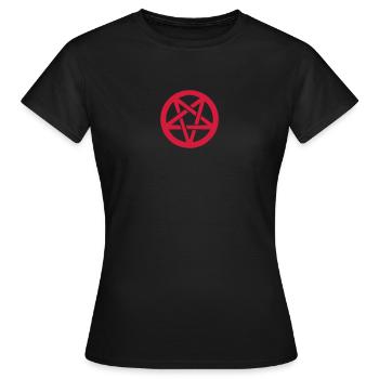 Pentagram - Women's T-Shirt - black - Front - AI Model Female 172 dark (172cm)