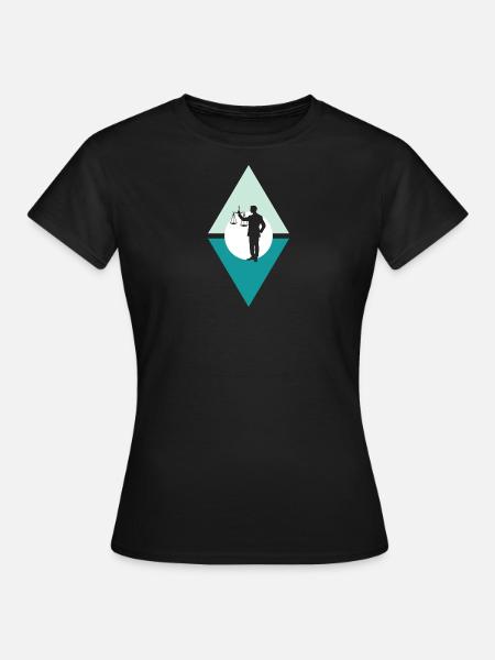 Anwalt Absatz Recht - Frauen T-Shirt - Schwarz