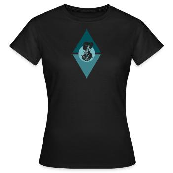 Viande végétalienne à base de plantes - T-shirt Femme - noir - Devant - AI Model Female 172 dark (172cm)