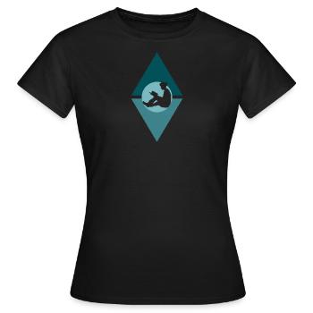 Leseratte Roman Writing - Frauen T-Shirt - Schwarz - Vorne - AI Model Female 172 dark (172cm)