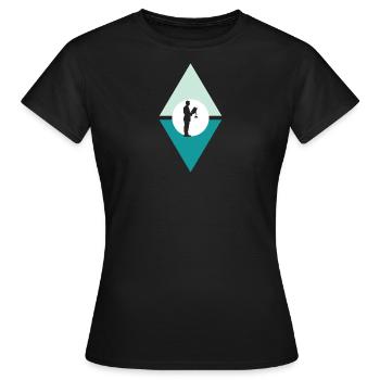 Gericht Versicherung Richter - Frauen T-Shirt - Schwarz - Vorne - AI Model Female 172 dark (172cm)