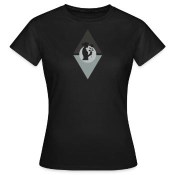 Fleuriste Flower Power Garden - T-shirt Femme - noir - Devant - AI Model Female 172 dark (172cm)