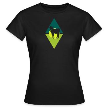 Vegan Animal Rights Tierschutz - Frauen T-Shirt - Schwarz - Vorne - AI Model Female 172 dark (172cm)