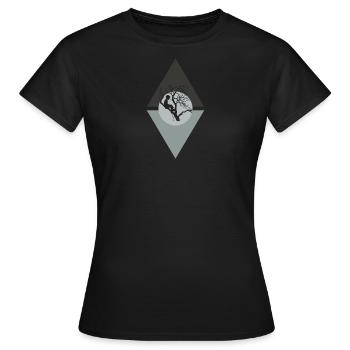 Klettern Kletterer - Frauen T-Shirt - Schwarz - Vorne - AI Model Female 172 dark (172cm)