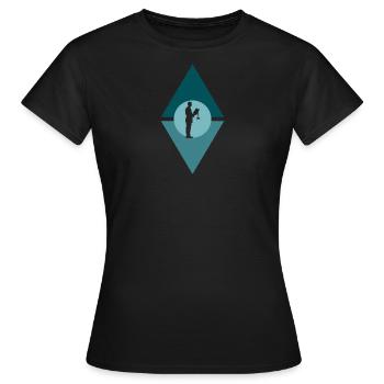 Gericht Recht - Frauen T-Shirt - Schwarz - Vorne - AI Model Female 172 dark (172cm)