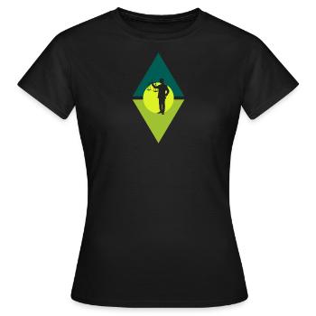 Gericht Anwalt - Frauen T-Shirt - Schwarz - Vorne - AI Model Female 172 dark (172cm)