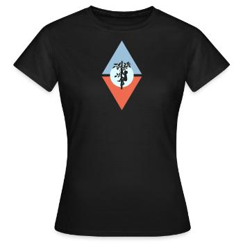 Climbing Crampons Climbing Monkey - T-shirt Femme - noir - Devant - AI Model Female 172 dark (172cm)