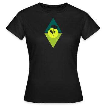 Fleuriste Horticulture - T-shirt Femme - noir - Devant - AI Model Female 172 dark (172cm)