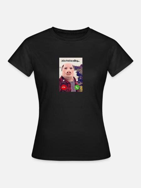 John Pork - Women's T-Shirt - black