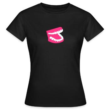 dents - T-shirt Femme - noir - Devant - AI Model Female 172 dark (172cm)