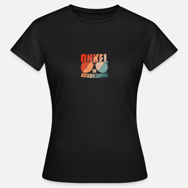 Du Wirst Onkel Werdender Onkel Geschenk - Frauen T-Shirt - Schwarz