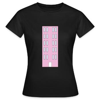 Tour Appartements Maison - T-shirt Femme - noir - Devant - AI Model Female 172 dark (172cm)