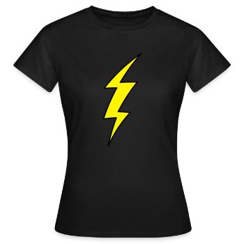 Blitz - Frauen T-Shirt - Schwarz - Vorne - AI Model Female 172 dark (172cm)