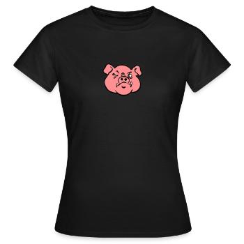 Horror sau - Frauen T-Shirt - Schwarz - Vorne - AI Model Female 172 dark (172cm)