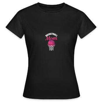 Basketball Mom Basketballspieler Sportler Korb - Frauen T-Shirt - Schwarz - Vorne - AI Model Female 172 dark (172cm)