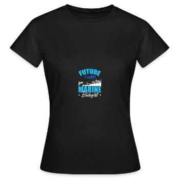Marine Biologist Marine Biology - Women's T-Shirt - black - Front - AI Model Female 172 dark (172cm)