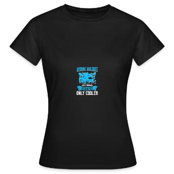 Marine Biologist Marine Biology - Women's T-Shirt - black - Front - AI Model Female 172 dark (172cm)