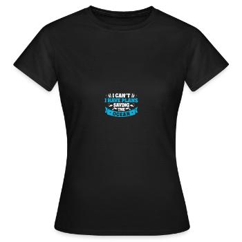 Marine Biologist Marine Biology - Women's T-Shirt - black - Front - AI Model Female 172 dark (172cm)