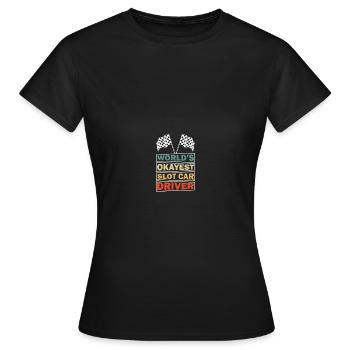 RC Car Track Slot Car Racing RC Racing - Frauen T-Shirt - Schwarz - Vorne - AI Model Female 172 dark (172cm)