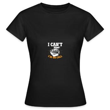 Pompes funèbres Directeurs de pompes funèbres - T-shirt Femme - noir - Devant - AI Model Female 172 dark (172cm)