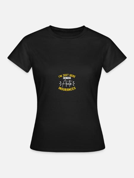 Versicherungsagent - Frauen T-Shirt - Schwarz
