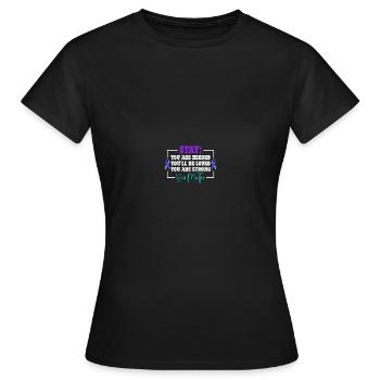 Sunflower Prévention du suicide Éducation sur le suicide - T-shirt Femme - noir - Devant - AI Model Female 172 dark (172cm)