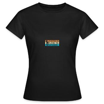 Tiefes Blech Marschieren Bariton Euphonium - Frauen T-Shirt - Schwarz - Vorne - AI Model Female 172 dark (172cm)