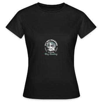 Hog Hunter Pig Hunt - Women's T-Shirt - black - Front - AI Model Female 172 dark (172cm)