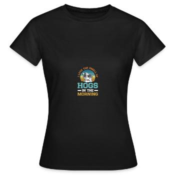 Hog Hunter Pig Hunt - Women's T-Shirt - black - Front - AI Model Female 172 dark (172cm)