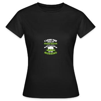 Hog Hunter Pig Hunt - Women's T-Shirt - black - Front - AI Model Female 172 dark (172cm)