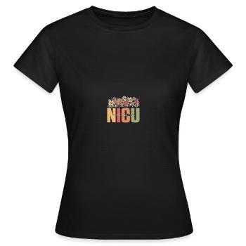 Soeur de l’USIN - T-shirt Femme - noir - Devant - AI Model Female 172 dark (172cm)
