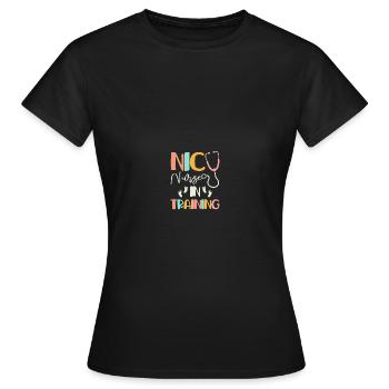 Soeur de l’USIN - T-shirt Femme - noir - Devant - AI Model Female 172 dark (172cm)